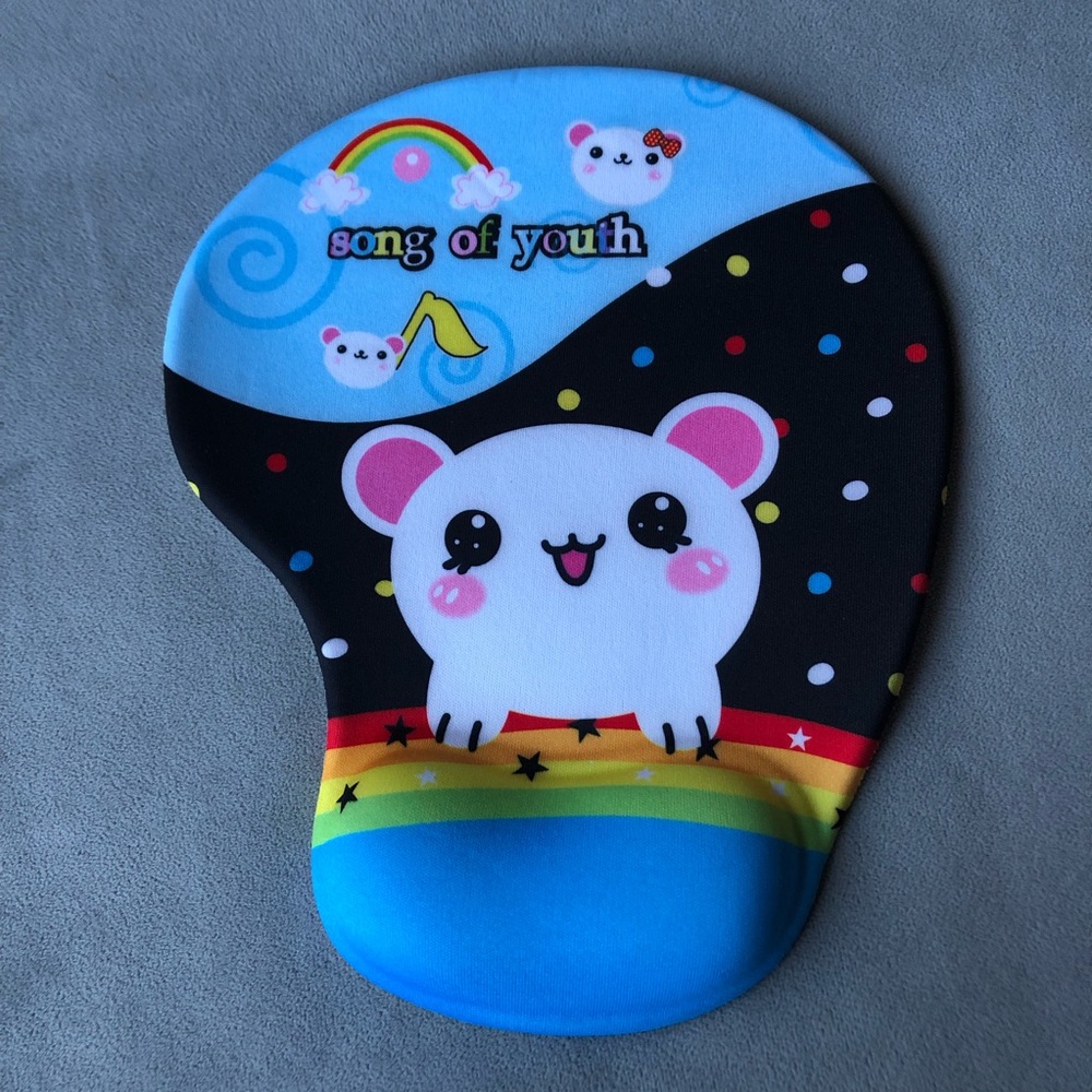 Mouse Pad with Wrist Rest Support ~ Brand New!
